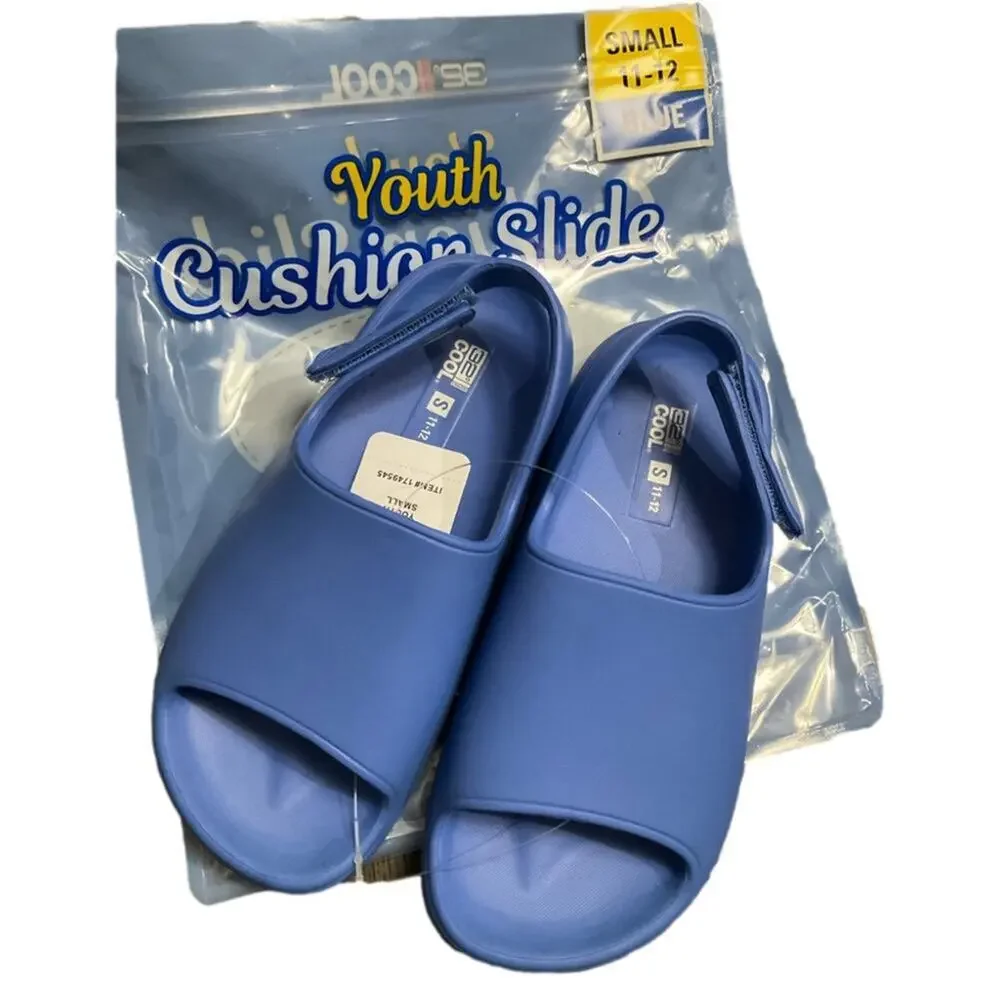 32 Degrees Girls Sandals Cushion Strap Ultra Soft Blue Small NIB
